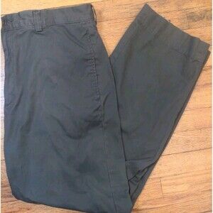 Banana Republic Men's Chino Dress Pants 36x34 Dark Green Emerson Slim Straight
